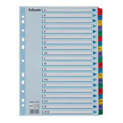 Register karton A-Z A4 ESS Mylar laminovan