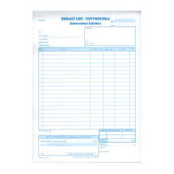 Dodac list A4 samoprepis 100 list. 101255