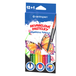 Pastelky 9523/12 akvarelov� so �tetcom CENTROPEN