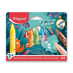 Voskovky MAPED/12 Jungle Fever Jumbo