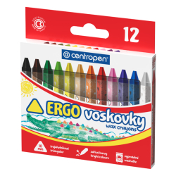Voskovky 9531/12 trojuholn�kov� Ergo CENTROPEN
