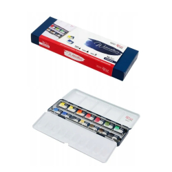 Umeleck� farba akvarel set Classic/14ks v plechovej krabi�ke