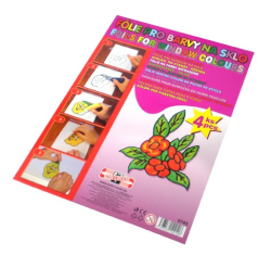 Farb.na sklo - folia 9743