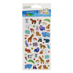 Hobby CraftFun samolepky puffy zvieratk 545813