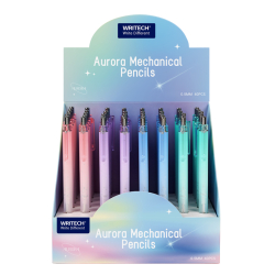 Mikroceruzka WRITECH Aurora pastel mix farieb/40 display