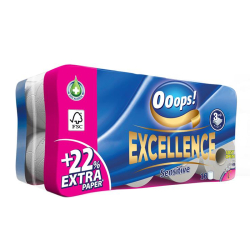 Toaletn� papier, 3-vrstvov�, mal� kot��, 16 kot��ov, OOOPS ''Excellence''