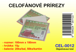 Celofn 18x18/20ks