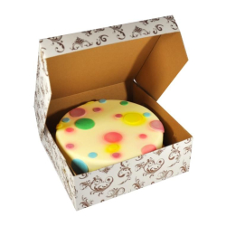 Krabica na z�kusky 28x28x10cm zdoben�