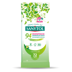 SANYTOL dezinfekn utierky/36ks 94% rastlinnho pvodu