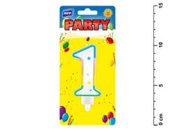 Tortov� svie�ky �islo ''1'' d�hov�