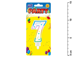 Tortov� svie�ky �islo ''7'' d�hov�