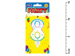 Tortov� svie�ky �islo  ''8'' d�hov�