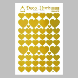 Nlepka holografick srdce 411