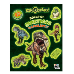 Dolep si svietiace samolepky Dinosaury