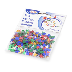 Konfety 15g hviezdy 66812