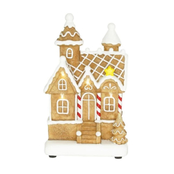 Vianon dekorcia pernkov domek s LED osvetlenm DD70143