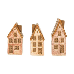 Vianon dekorcia keramick domek DD69862