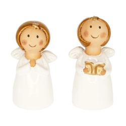 Vianon dekorcia keramick anjel DD69870