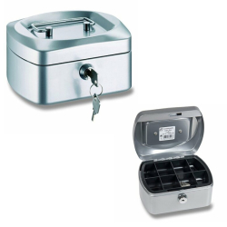 Pokladnika 1840 strieborn 155x120x80 mm RON