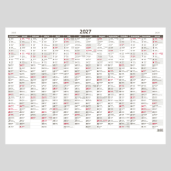 Pl�novacia ro�n� mapa A1 - bezobr�zkov� 2027