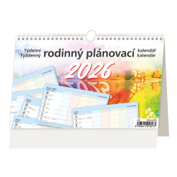 Stolov kalendr Tenn rodinn plnovac 26