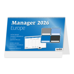 Stolov kalendr Manager Europe 26