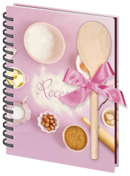 Kniha na recepty s varekou A5 pirla BAKING
