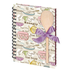 Kniha na recepty s varekou A5 pirla HOME KITCHEN