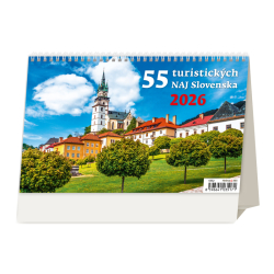 Stolov kalendr 55 turistickch NAJ Slovenska 26