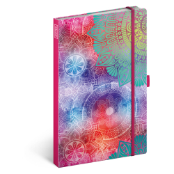 Zpisnk linajkov Mandala 13x21 cm