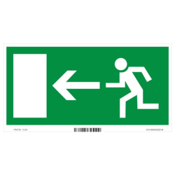 PIKTOGRAM NUDZOV VCHOD ALEBO NIKOV CESTA 20x10 cm   13251