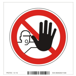 PIKTOGRAM  NEPOVOLANYM VSTUP ZAKAZANY 13115