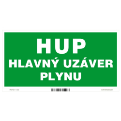 PIKTOGRAM HLAVNY UZAVER PLYNU 13420