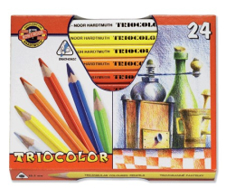 Pastelky 3154/24 trojhrann TRIOCOLOR