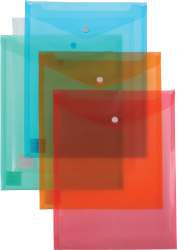 80046 OBAL A4 NA SPISY S CVOKOM PP 0,18mm TRANSP. MIX VERT. 10/150