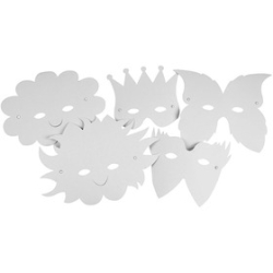 KARTNOV MASKY RZNE TVARY 15 - 20 cm, 5 ks   592600