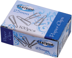 80074 SPONY 25 mm KANCELRSKE TROJUHOL., 100 ks  10/250