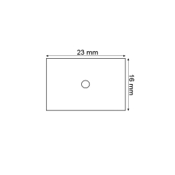 ETIKETY 16x23 BIELE MOTEX CENOVKY DO 2-RAD.KLIET MX V608