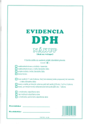 10196 EVIDENCIA DPH - NKUP A4, 40 str.