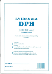 10195 EVIDENCIA DPH - PREDAJ A4 , 40 str.