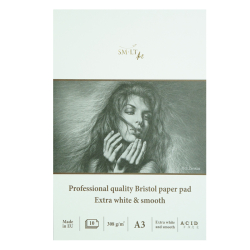 BLOK BRISTOL A3 , 308 g , 10 list   3PS-10-308PRO