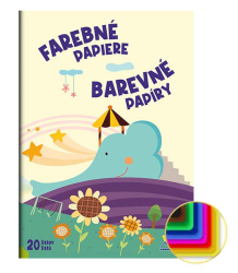 PAPIER FAREBN 20 farieb  20 hrkov 10/4320