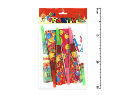 TRBKA PAPIEROV 19 CM MIX MOTVOV 6KS   1041453