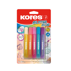 DEKORAN LEP FAREBN GLITTER GLUE 5 F 10,5 ml PASTEL BL KORES  75001