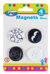 86633 MAGNETY OKRASN 30 mm, 4 ks BL  12/144