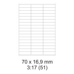 ETIKETY SOTO LABELS 69,3X16,9 �.1051