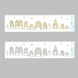 OKENN FLIA VIANON DOMEKY GLITR. 50 x 12 cm   MIX