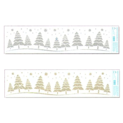 OKENN FLIA VIANON STROMEKY GLITROV MIX 50 x 12 cm   812-SG