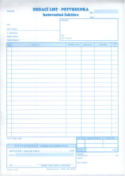 DODAC LIST A4 NCR BLOK 100 list. 101255