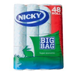 Toaletn papier NICKY Big pack 2vrstvov/48roliek